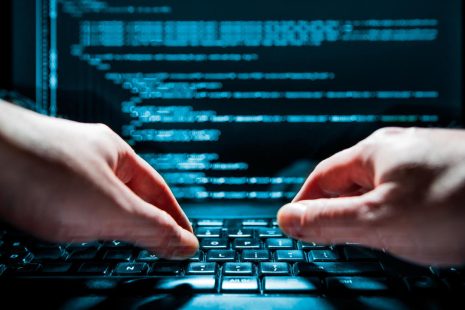 Computer crime concept Cybersecurity. Computer crime concept