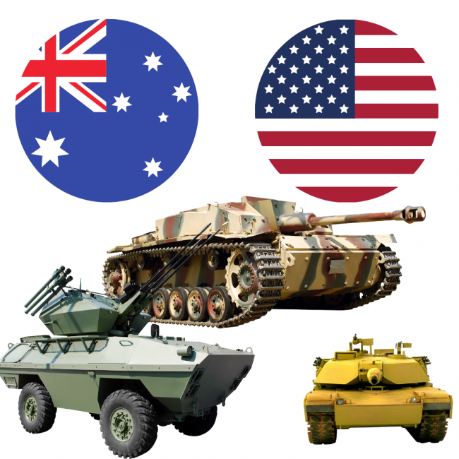 aus-us armored vehicles