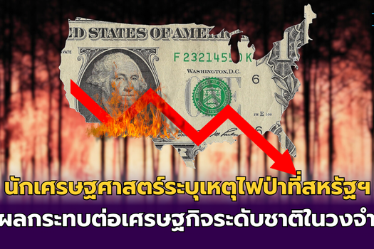 นักเศรษฐศาสตร์ระบุเหตุไฟป่าที่สหรัฐ